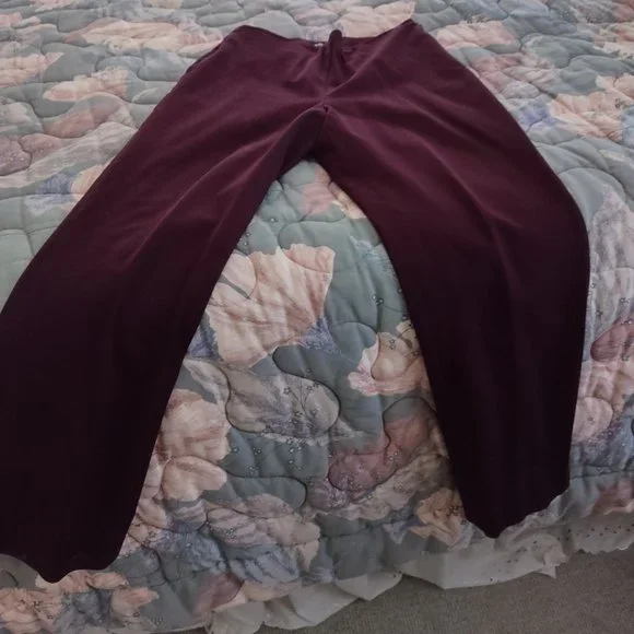 Petite plum pants, stretch size 4 - Picture 2 of 3